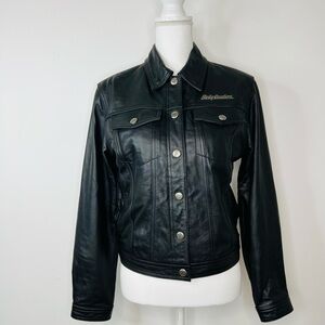 Harley-Davidson Women's Classic Black Leather Jacket